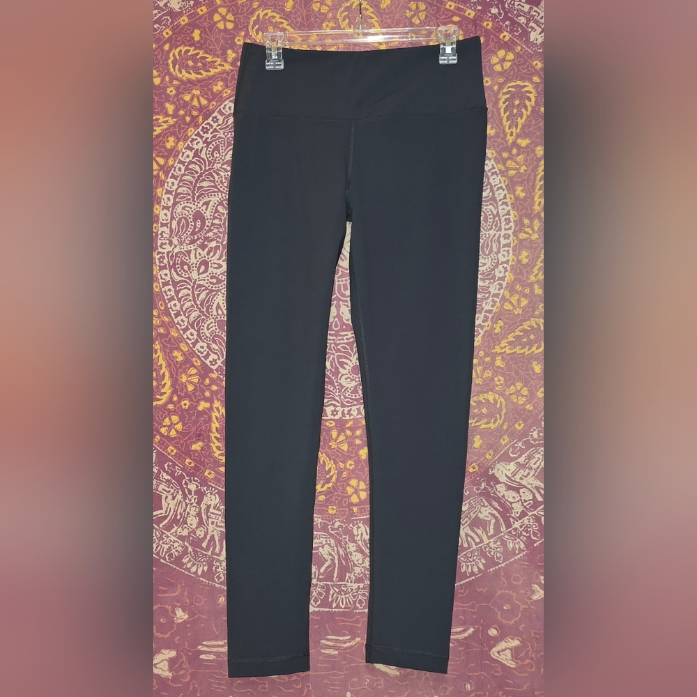 90 Degrees by Reflex Women’s Leggings Large Dark Gray Stretch Activewear